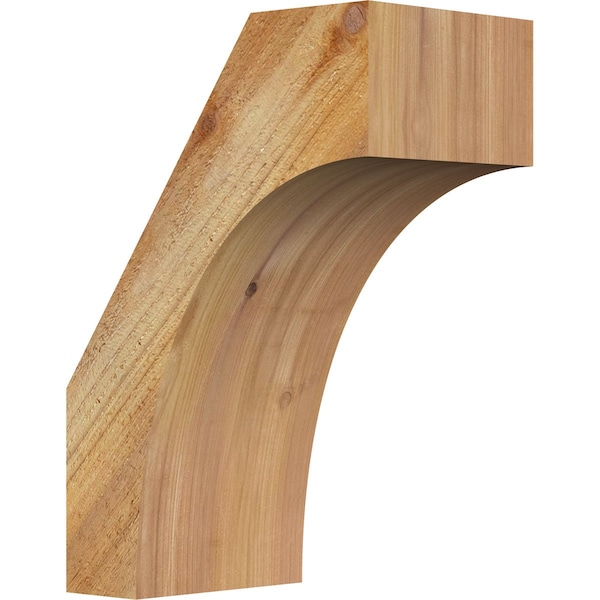 Ekena Millwork 6"W x 10"D x 14"H Westlake Rough Sawn Knee Brace, Western Red Cedar BRC06X10X14WTL00RWR - main